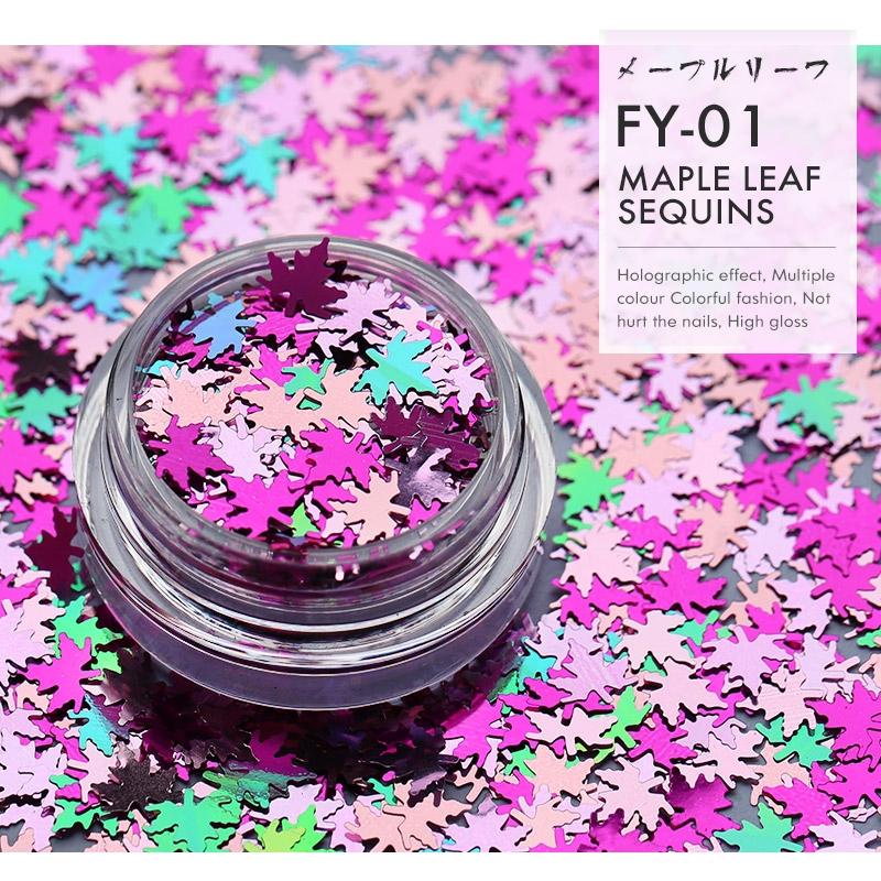 leaf sequins